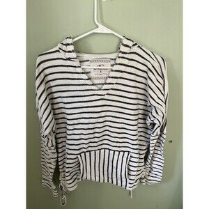 O'Neill Women's Pullover Long Sleeve Hoodie Kangaroo Pocket V-Neck Medium